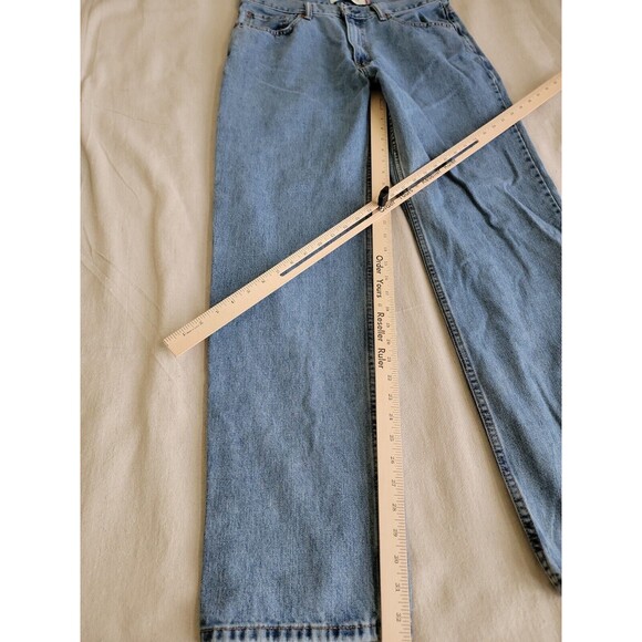 Levis 550 Mens Jeans 34x33 Relaxed Cotton Blue Mid Rise Tapered VTG 90s Y2K - Picture 2 of 16